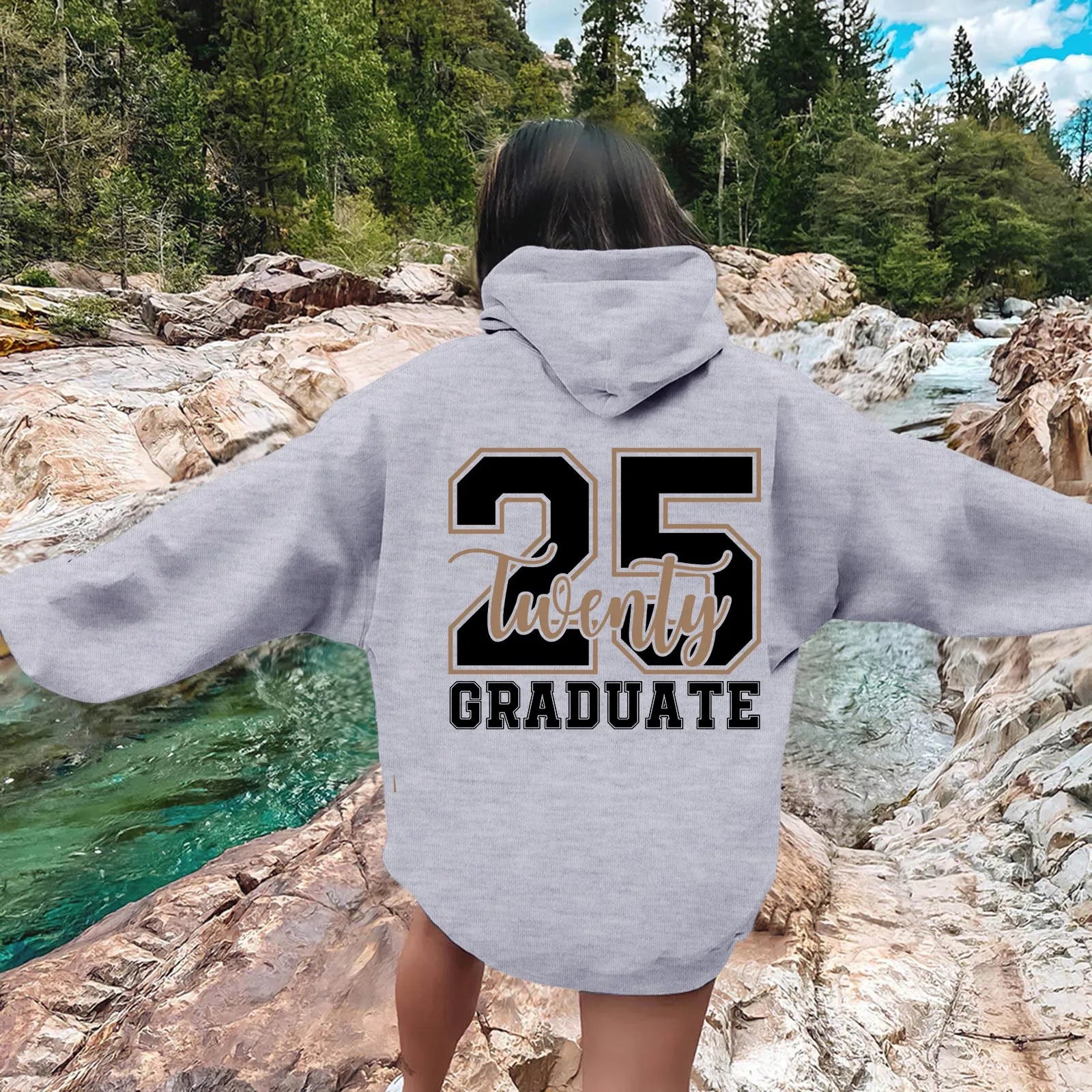 Korean Chic Plus Size Outerwear Womens Letter Print Loose Sweatshirt Simple Thin Hoodie Trendy Loose-Fit Casual Sportswear худи