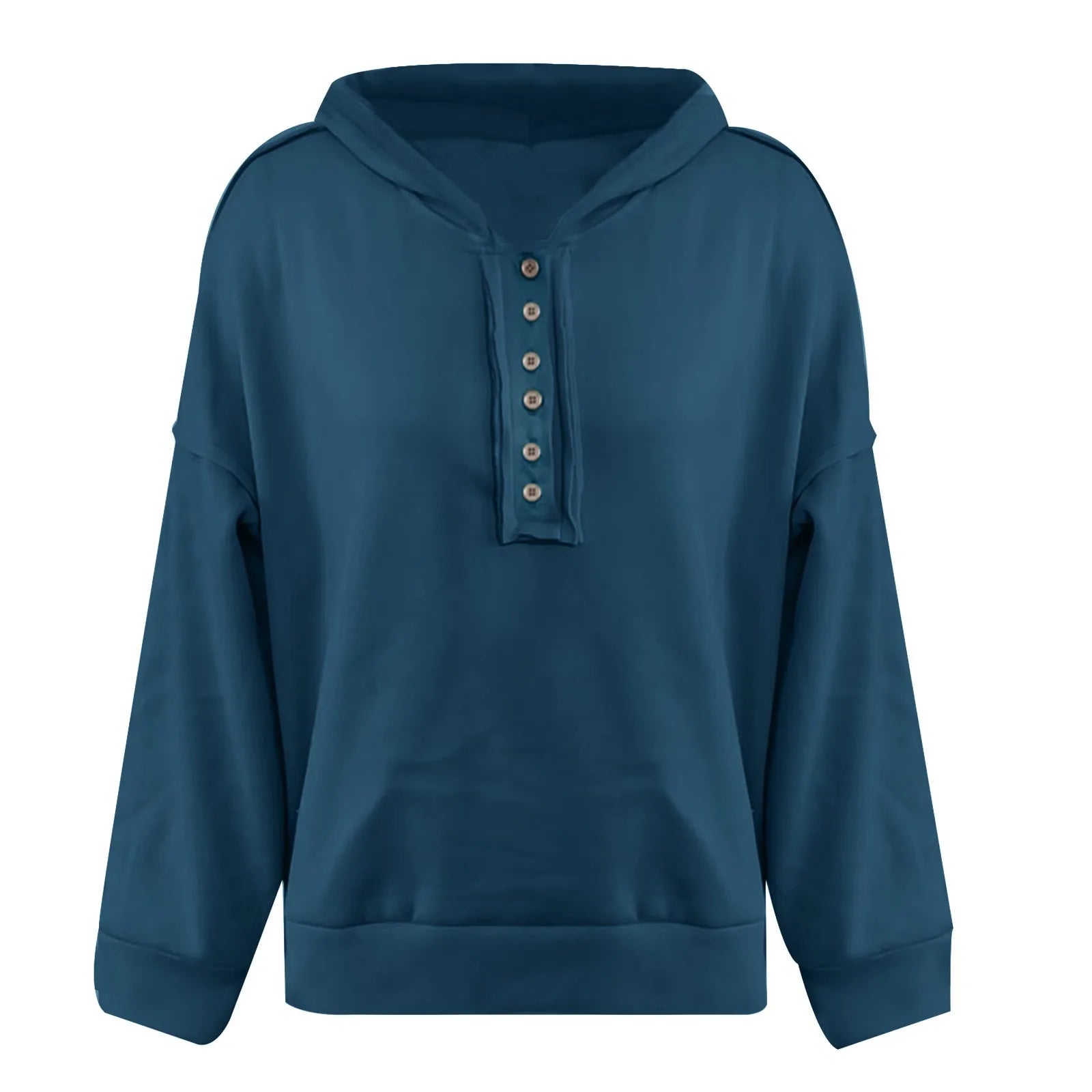 Button Up Neck Sweatshirt American Gothic Fashion Couple Hoodie 2024 New Style Sweatshirt Unisex Long-Sleeved Hoodie Ropa Barata